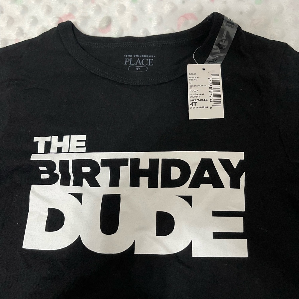 The Children's Place Black Graphic Tee